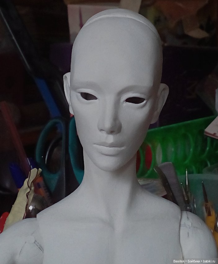 Процесс над куклой 06 — Авторские шарнирные куклы своими руками: лепка