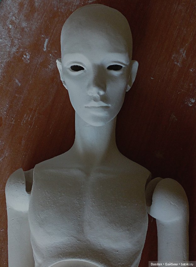 Процесс над куклой 06 — Авторские шарнирные куклы своими руками: лепка (фото 5)