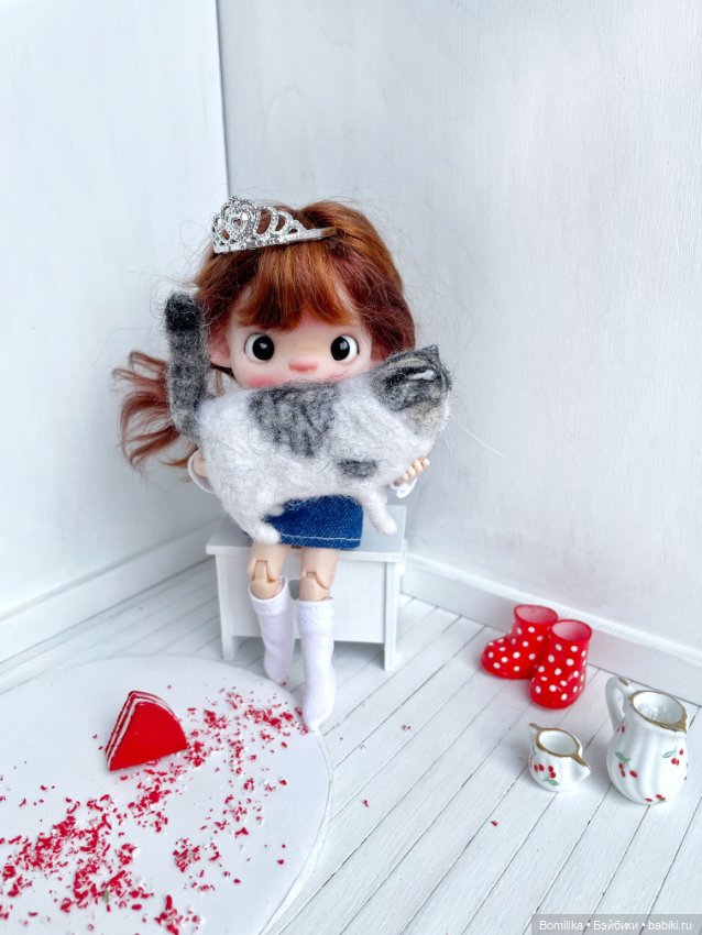 Торт и батон — Домашние фото авторских кукол: личные коллекции (фото 8)