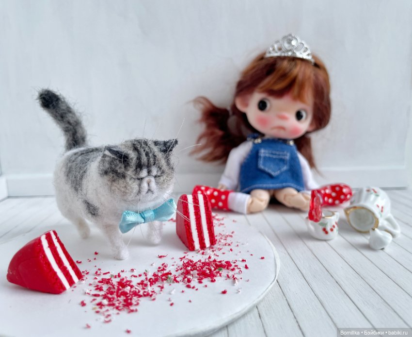 Торт и батон — Домашние фото авторских кукол: личные коллекции (фото 5)