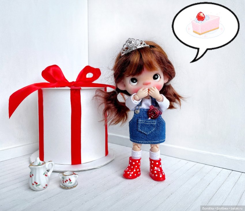 Торт и батон — Домашние фото авторских кукол: личные коллекции