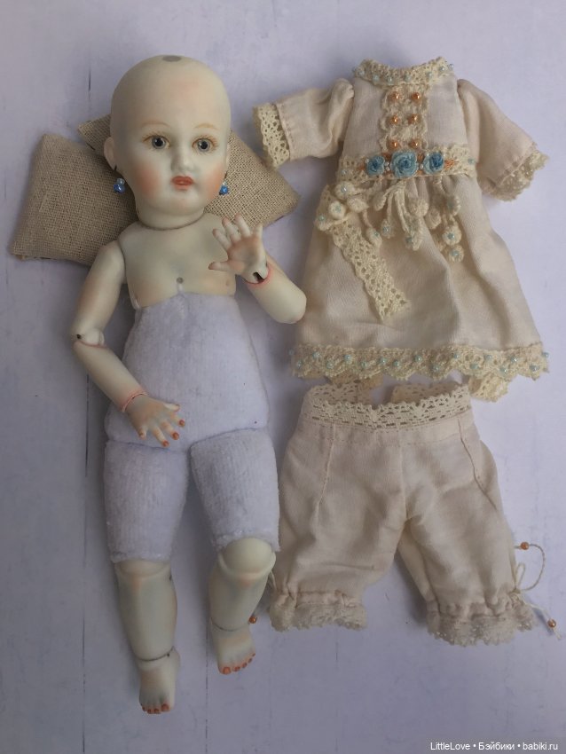 Кукла в антикварном стиле (фото 10)