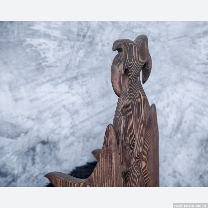 Деревянный трон — Мебель для кукол и домиков: фото