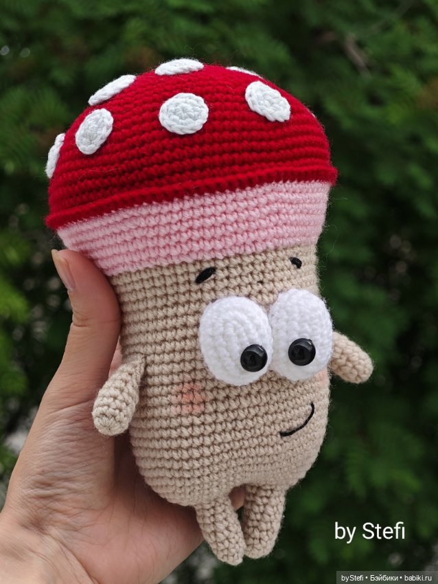 Гриб Лёлик - Светится — Вязаные игрушки и амигуруми: крючком (фото 2)