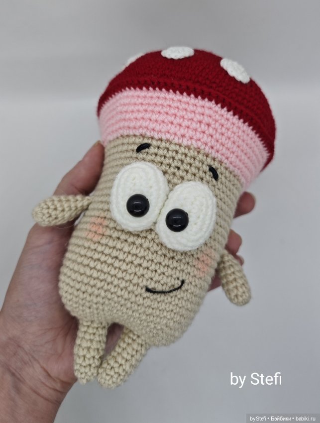 Гриб Лёлик - Светится — Вязаные игрушки и амигуруми: крючком (фото 7)