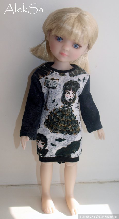 Ох уж эта Уэнсдей! Новые трикотажки для разных кукол