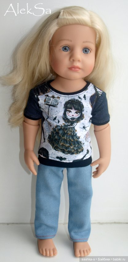 Ох уж эта Уэнсдей! Новые трикотажки для разных кукол