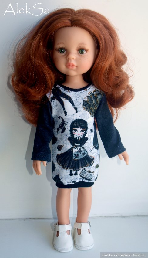 Ох уж эта Уэнсдей! Новые трикотажки для разных кукол (фото 5)