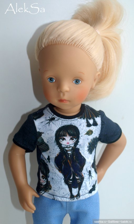 Ох уж эта Уэнсдей! Новые трикотажки для разных кукол