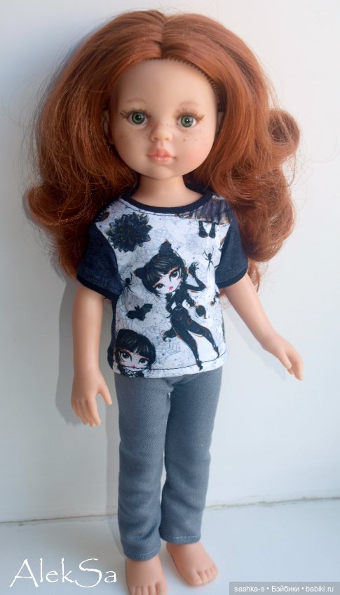 Ох уж эта Уэнсдей! Новые трикотажки для разных кукол