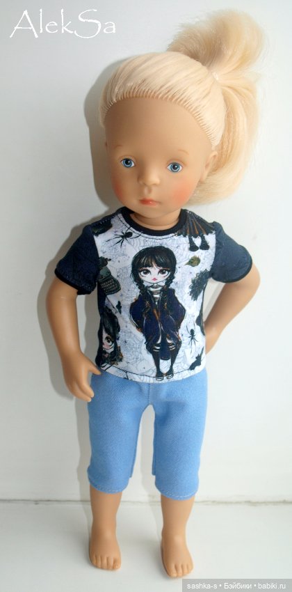 Ох уж эта Уэнсдей! Новые трикотажки для разных кукол