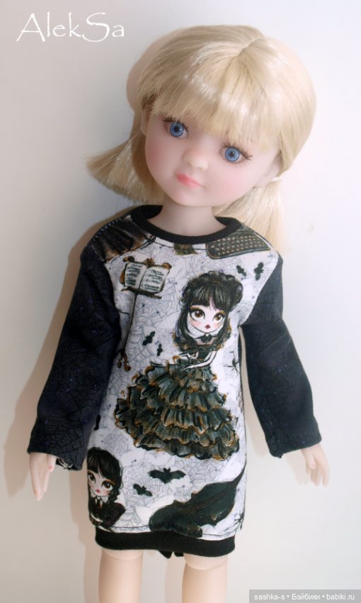Ох уж эта Уэнсдей! Новые трикотажки для разных кукол