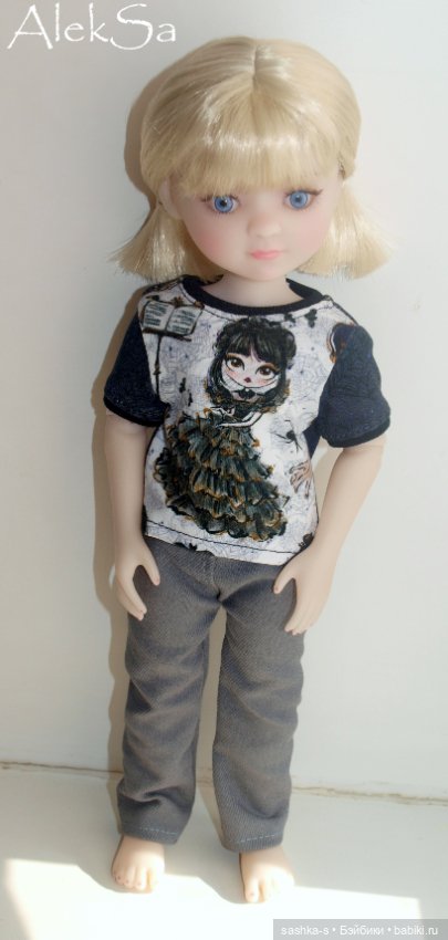 Ох уж эта Уэнсдей! Новые трикотажки для разных кукол