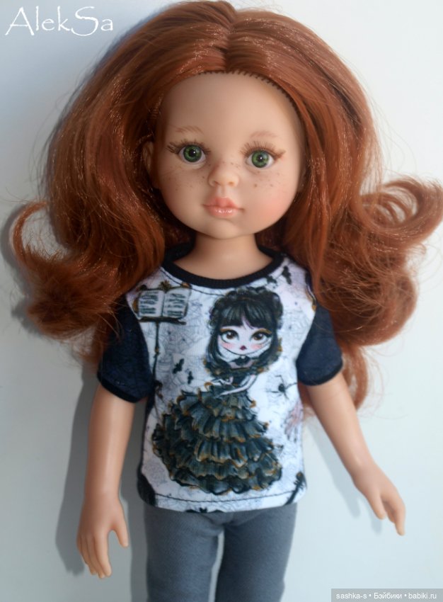 Ох уж эта Уэнсдей! Новые трикотажки для разных кукол (фото 8)