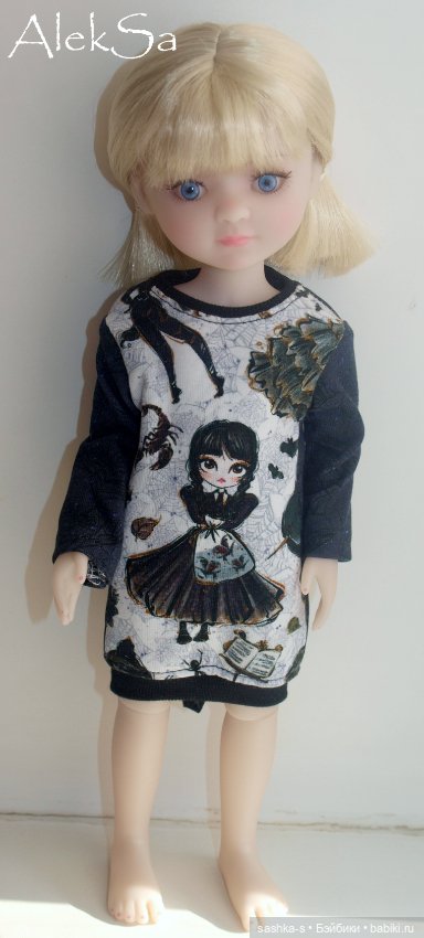 Ох уж эта Уэнсдей! Новые трикотажки для разных кукол
