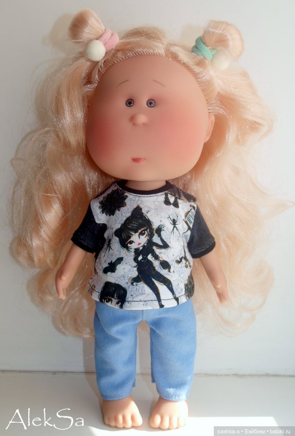 Ох уж эта Уэнсдей! Новые трикотажки для разных кукол