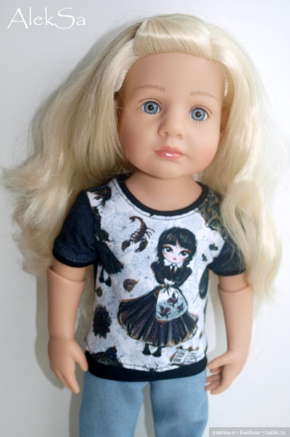 Ох уж эта Уэнсдей! Новые трикотажки для разных кукол