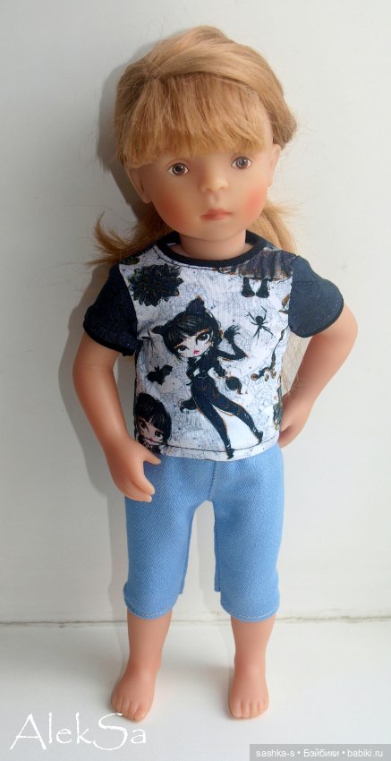 Ох уж эта Уэнсдей! Новые трикотажки для разных кукол