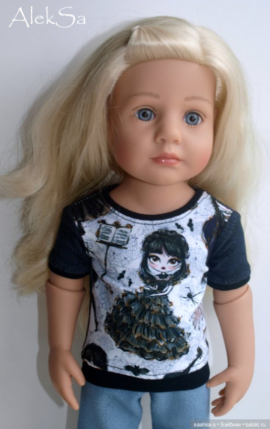 Ох уж эта Уэнсдей! Новые трикотажки для разных кукол