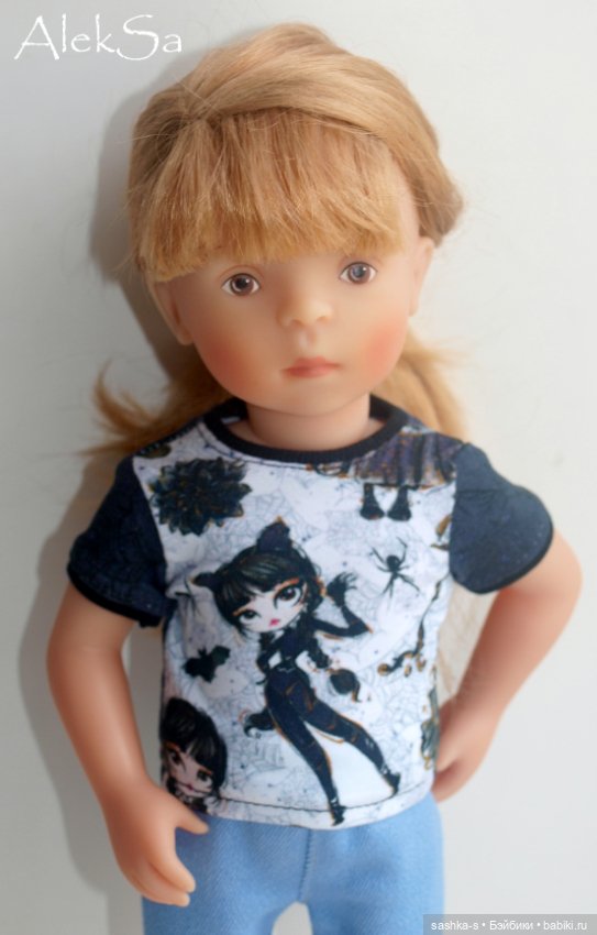 Ох уж эта Уэнсдей! Новые трикотажки для разных кукол