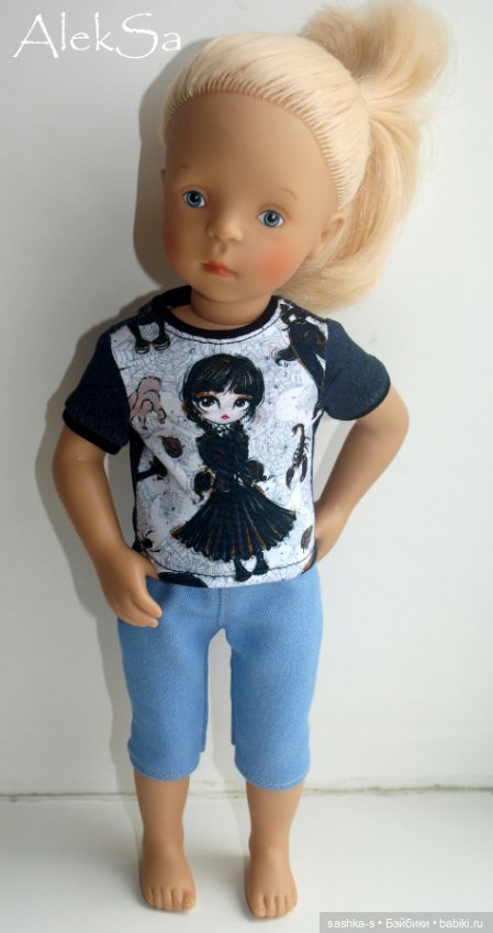 Ох уж эта Уэнсдей! Новые трикотажки для разных кукол