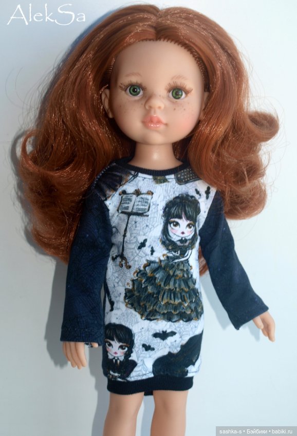 Ох уж эта Уэнсдей! Новые трикотажки для разных кукол