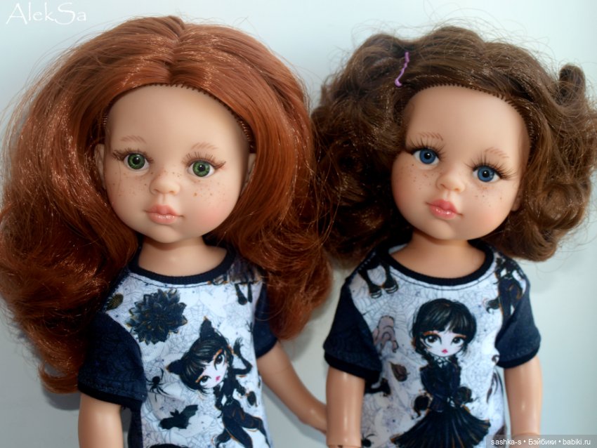 Ох уж эта Уэнсдей! Новые трикотажки для разных кукол