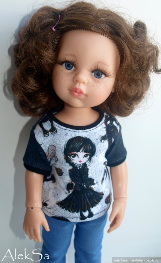 Ох уж эта Уэнсдей! Новые трикотажки для разных кукол