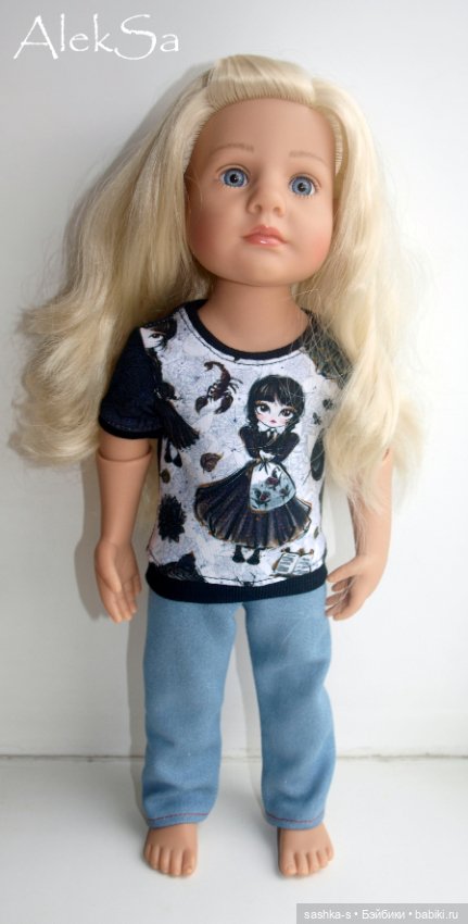 Ох уж эта Уэнсдей! Новые трикотажки для разных кукол
