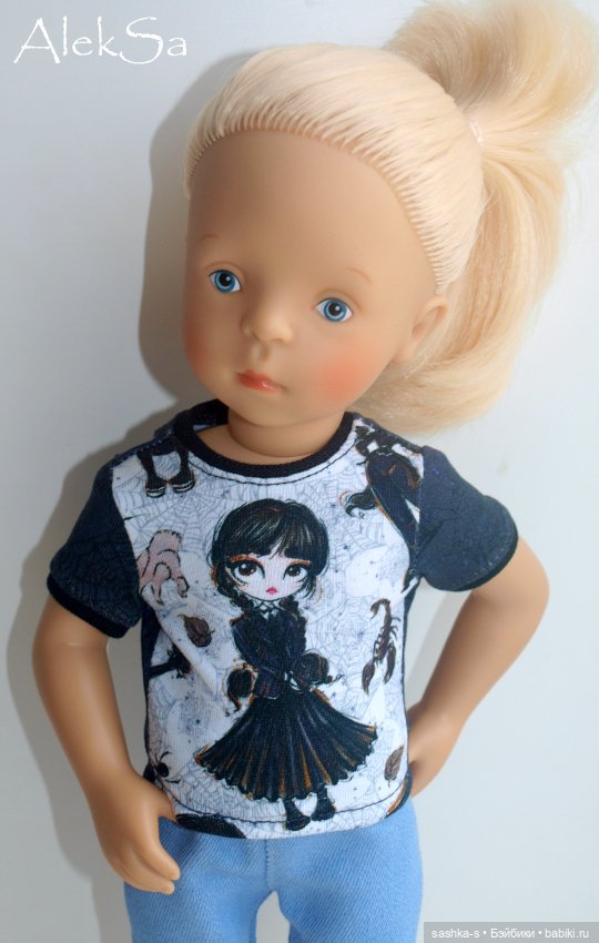 Ох уж эта Уэнсдей! Новые трикотажки для разных кукол