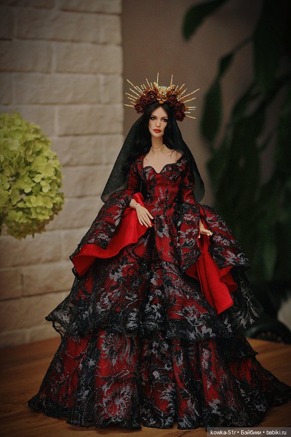 Santa Muerte — Авторские шарнирные куклы своими руками: лепка (фото 4)