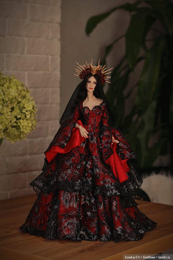 Santa Muerte — Авторские шарнирные куклы своими руками: лепка (фото 6)