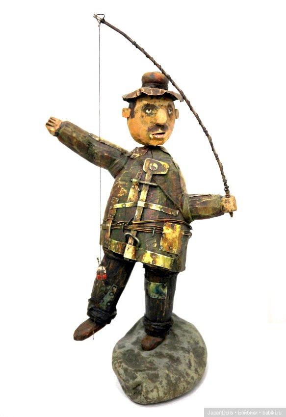 "Рыбак" на выставке "Куклы с характером. Четвертая высота"