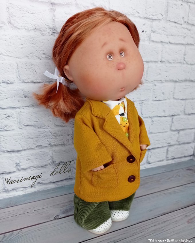 Жужа в пальто — Одежда и обувь для кукол своими руками: фото (фото 4)