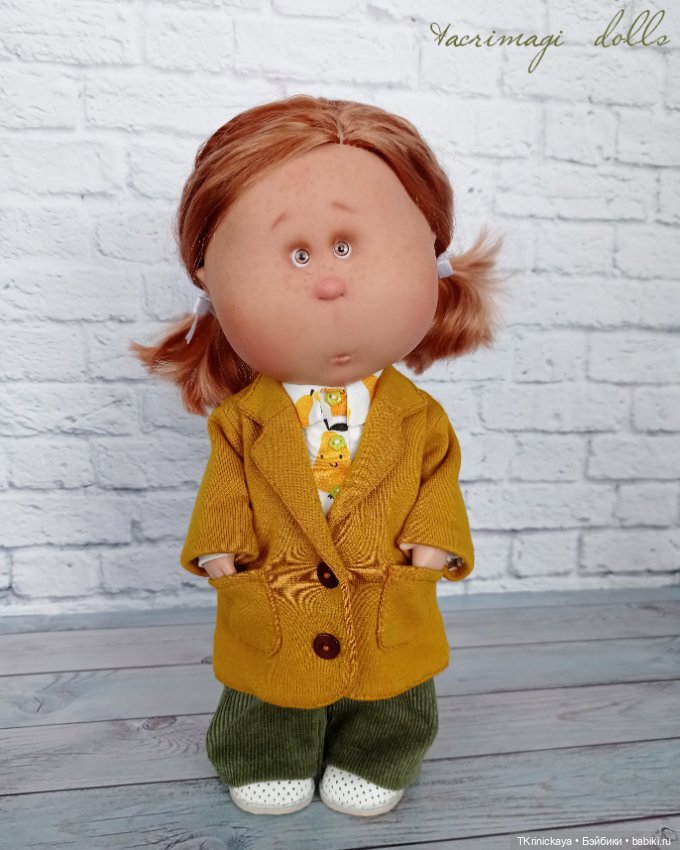 Жужа в пальто — Одежда и обувь для кукол своими руками: фото (фото 3)