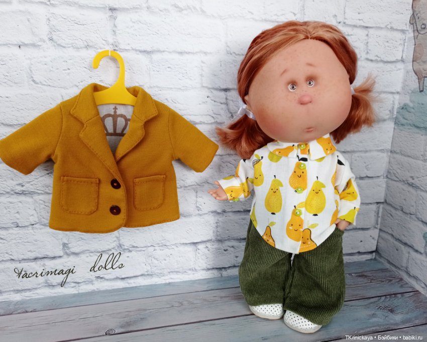Жужа в пальто — Одежда и обувь для кукол своими руками: фото