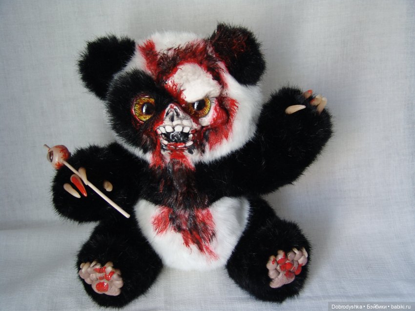 Панда — Авторские мишки Тедди и друзья: фото (фото 6)