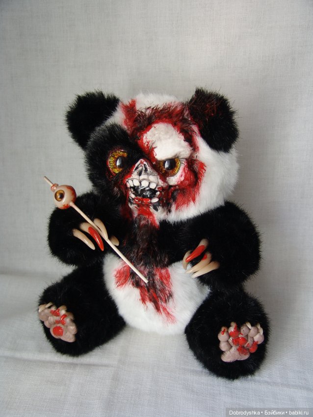 Панда — Авторские мишки Тедди и друзья: фото (фото 10)