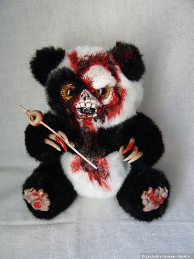 Панда — Авторские мишки Тедди и друзья: фото (фото 8)
