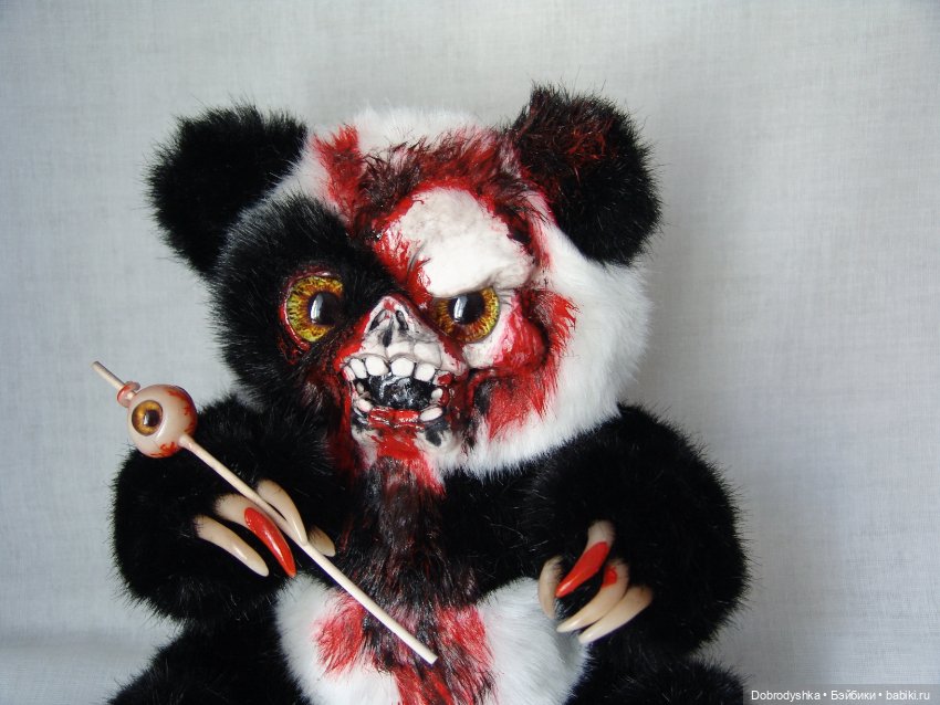 Панда — Авторские мишки Тедди и друзья: фото (фото 9)