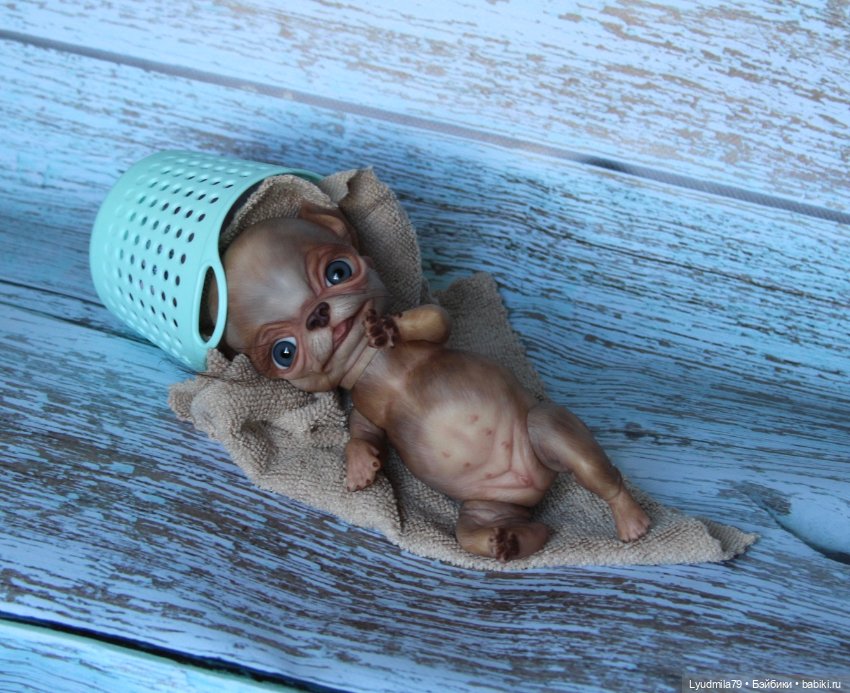 Щенок без аллергии — Куклы Реборн (Reborn): работы мастеров (фото 6)