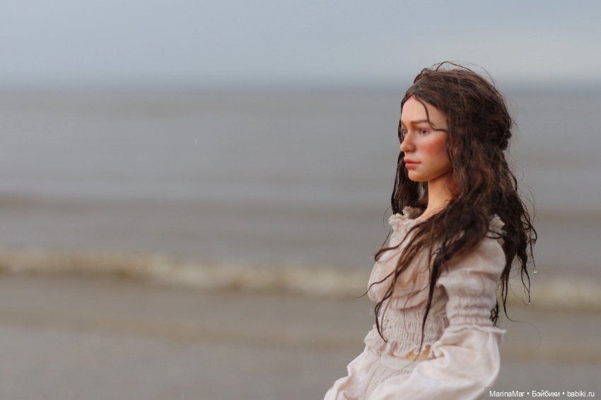 Дама в белом на море Белом