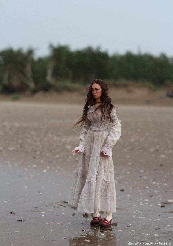 Дама в белом на море Белом