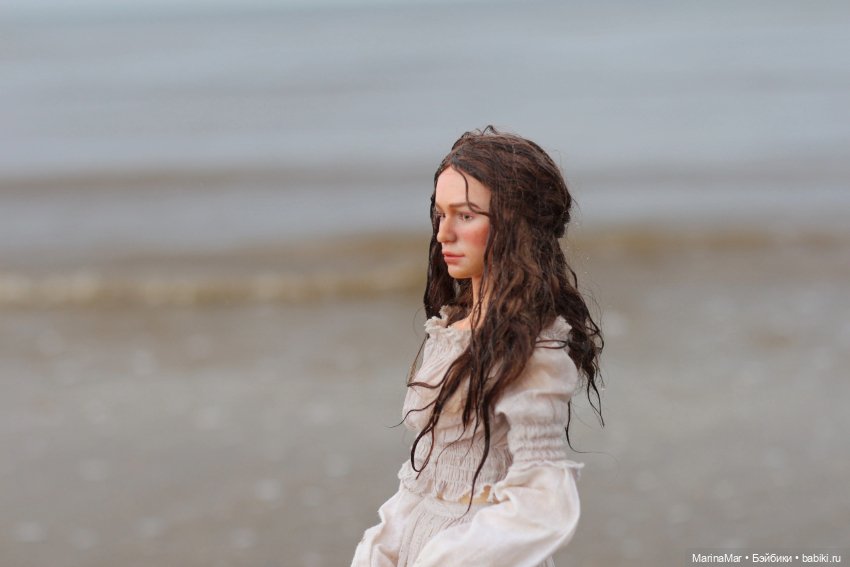 Дама в белом на море Белом