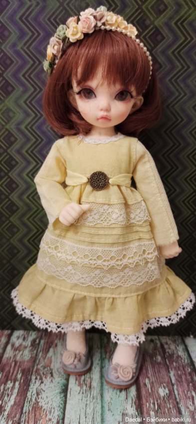 Пошили платье из батиста — Одежда и обувь для кукол своими руками: фото (фото 6)