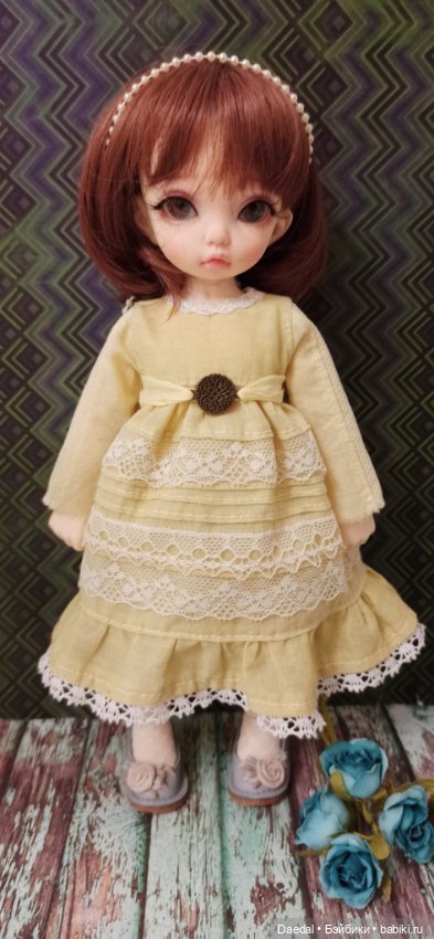 Пошили платье из батиста — Одежда и обувь для кукол своими руками: фото (фото 10)