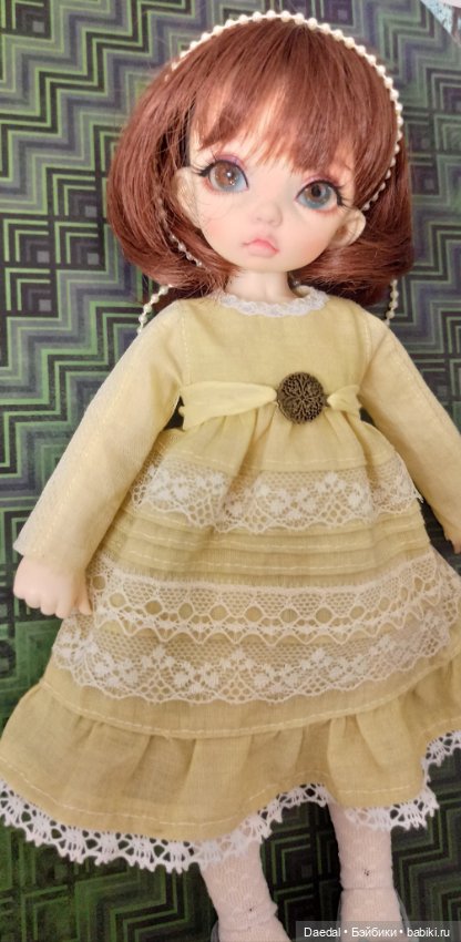 Пошили платье из батиста — Одежда и обувь для кукол своими руками: фото (фото 3)