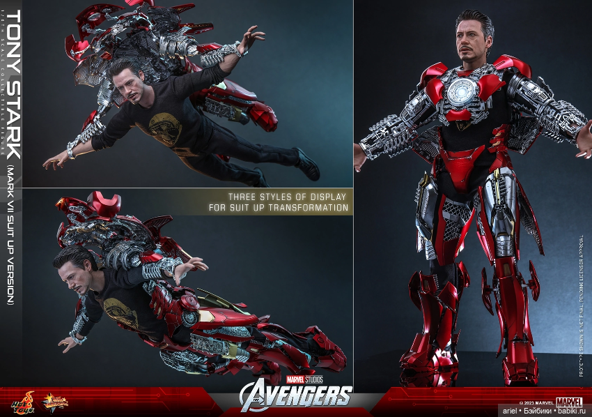 Hot Toys анонсировали фигурку Тони Старка (с костюмом Mark VII) по мотивам фильма «Мстители» (фото 8)