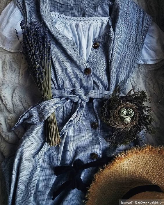 Голубой коттедж. Стиль Cottagecore