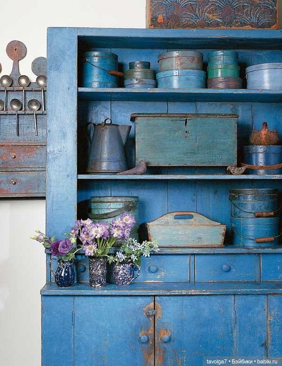 Голубой коттедж. Стиль Cottagecore